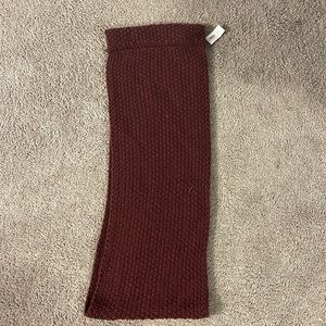 Burgundy infinity scarf
